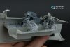 Quinta Studio QDS+32231 Tornado ECR German 3D-Printed & coloured Interior on decal paper (Italeri) (Small version) (with 3D-printed resin parts) 1/32